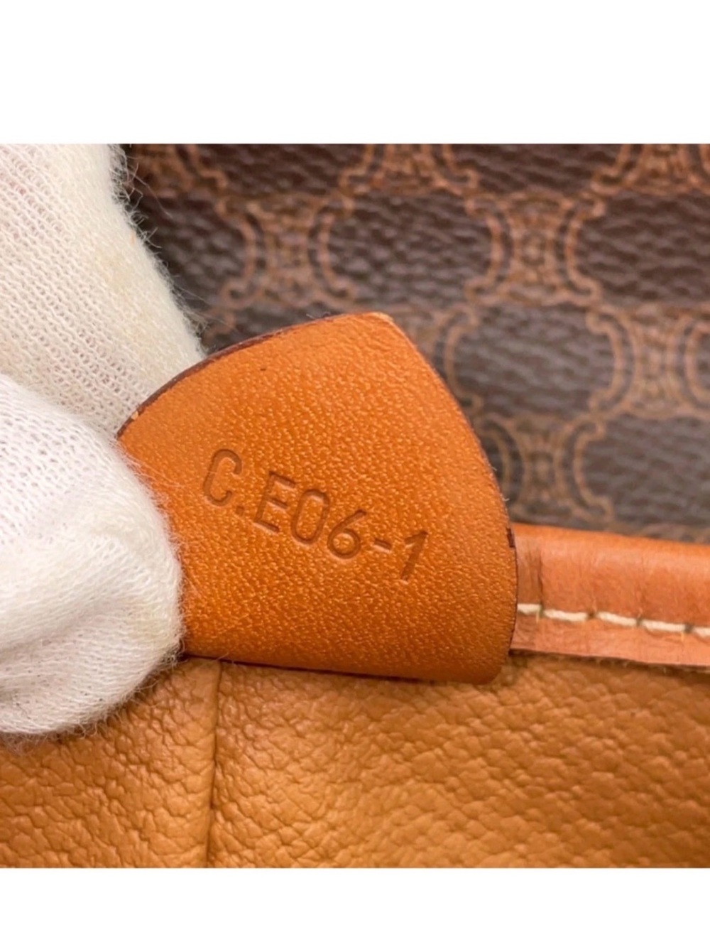 Céline Macadam Brown Backpack - Picture 9 of 10